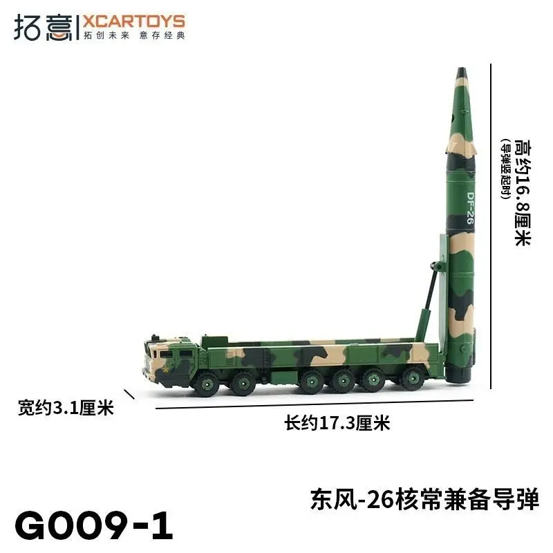 XCARTOYS 1:100 DF41/26/5B Military Model Vehicle 9 XCARTOYS 1:100 DF41/26/5B Military Model Vehicle - Image 9