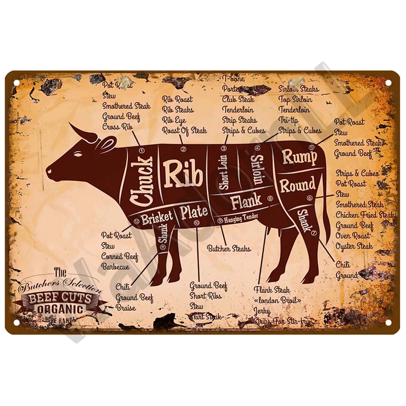 Retro Diner Tin Sign 20 x 30 cm Decor 4 Retro Diner Tin Sign 20 x 30 cm Decor - Image 4