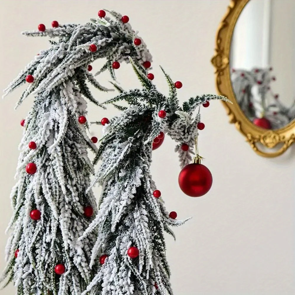 Mini Flocked Cedar Tree for Holiday Decor 6 Mini Flocked Cedar Tree for Holiday Decor - Image 6