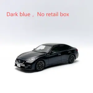 Dark Blue Nissan Skyline GT V37 1/43 Model