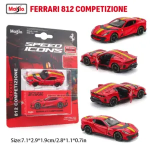 Red Ferrari SF90 1:64 Scale Die-Cast Model 16 Sec5b0f6d4c6841fd930e9a10e22c2fe1M 2