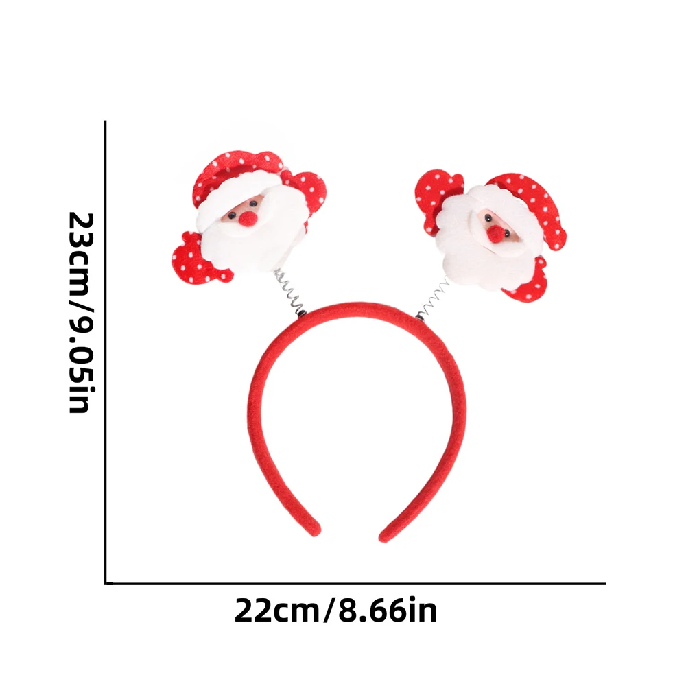 Festive Christmas Headband with Plush Bow 6 Festive Christmas Headband with Plush Bow - Image 6