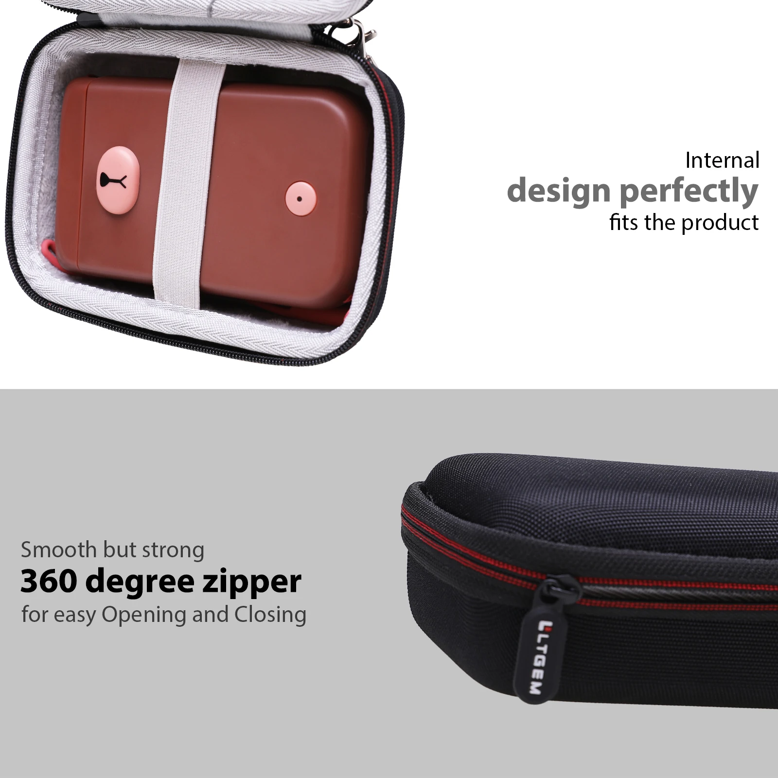 Label Printer Protective EVA Case for D30/D35, D11/D110 2 Label Printer Protective EVA Case for D30/D35, D11/D110 - Image 2