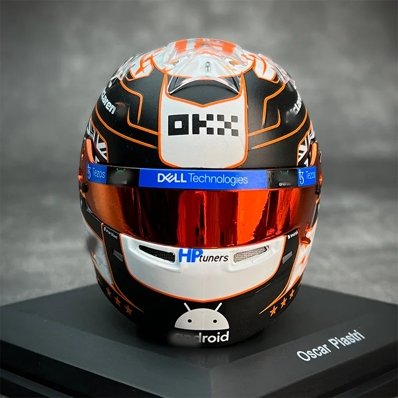 Oscar Piastri Monaco GP Helmet Replica 1:5 Scale 2 Oscar Piastri Monaco GP Helmet Replica 1:5 Scale - Image 2