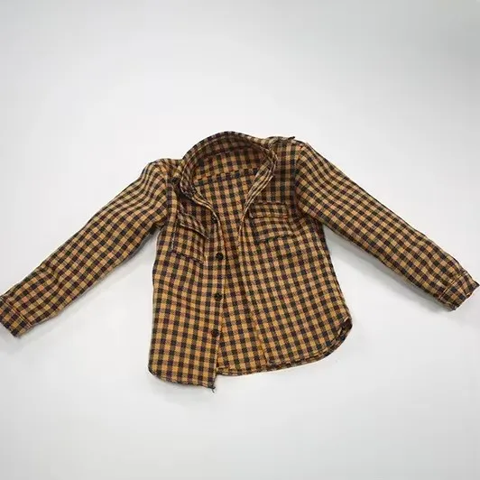 1/6 Scale Male Flannel Plaid Casual Shirt 18 1/6 Scale Male Flannel Plaid Casual Shirt - Image 18