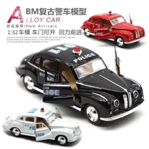 Vintage Police Model Car Set 1:32 Scale 12 Seca2f2e72f9340bc8baf68732750ce205