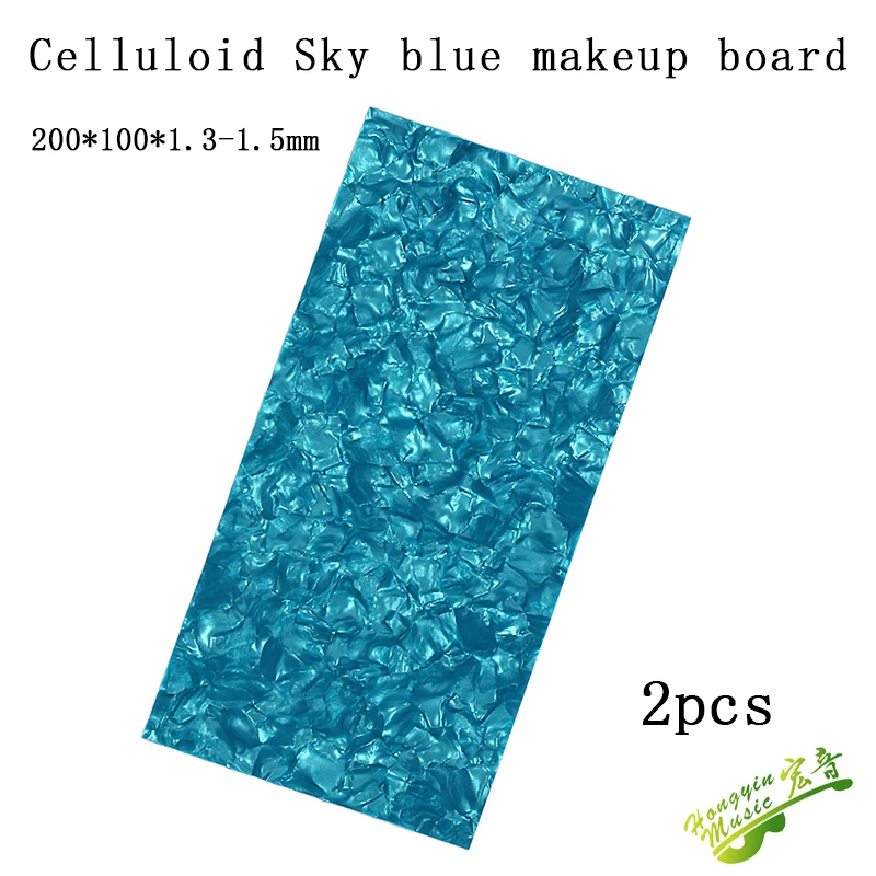 Vibrant Celluloid Guitar Headstock Veneer Sheets 8 Vibrant Celluloid Guitar Headstock Veneer Sheets - Image 8