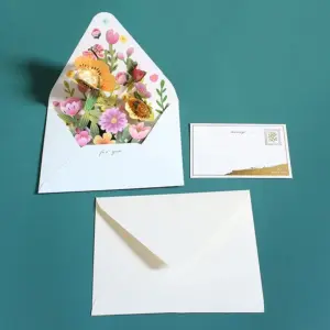 3D Floral Pop-Up Greeting Card 11.5x15cm 16 See1a9429af0847eaae6ea628ea2cfe4cH