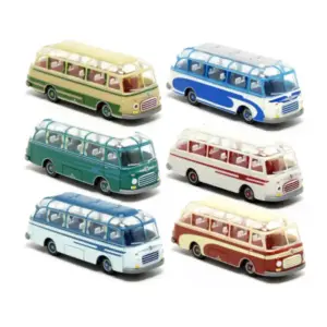 Colorful 1/87 Mini Bus Model Collection