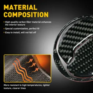 Ford Mustang 2015-2020 Carbon Fiber Interior Trim Set 11 See587ac815a8410fadb225e4746fe69fd