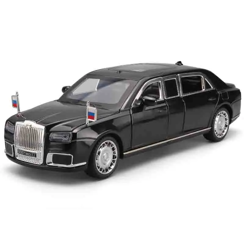 Black Aurus Senat 1:24 Diecast Model 4 Black Aurus Senat 1:24 Diecast Model - Image 4