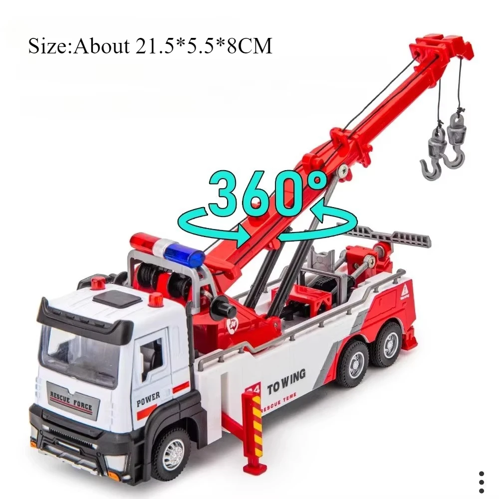 1:32 Cement Pump Truck Model with Lights 7 1:32 Cement Pump Truck Model with Lights - Image 7