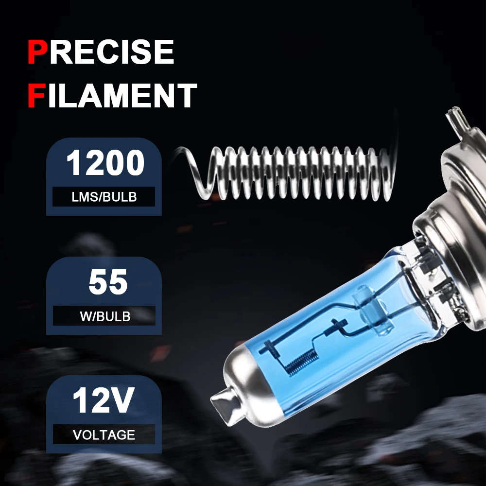 High-Performance 12V 55W Halogen Bulbs Set 3 High-Performance 12V 55W Halogen Bulbs Set - Image 3