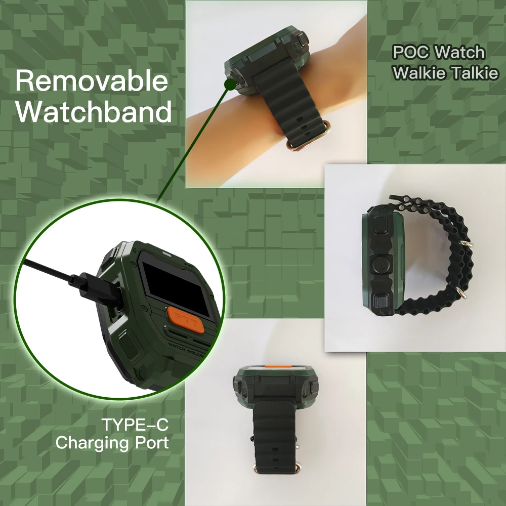 Tetocom U1 PTT Rugged Communication Watch 5 Tetocom U1 PTT Rugged Communication Watch - Image 5