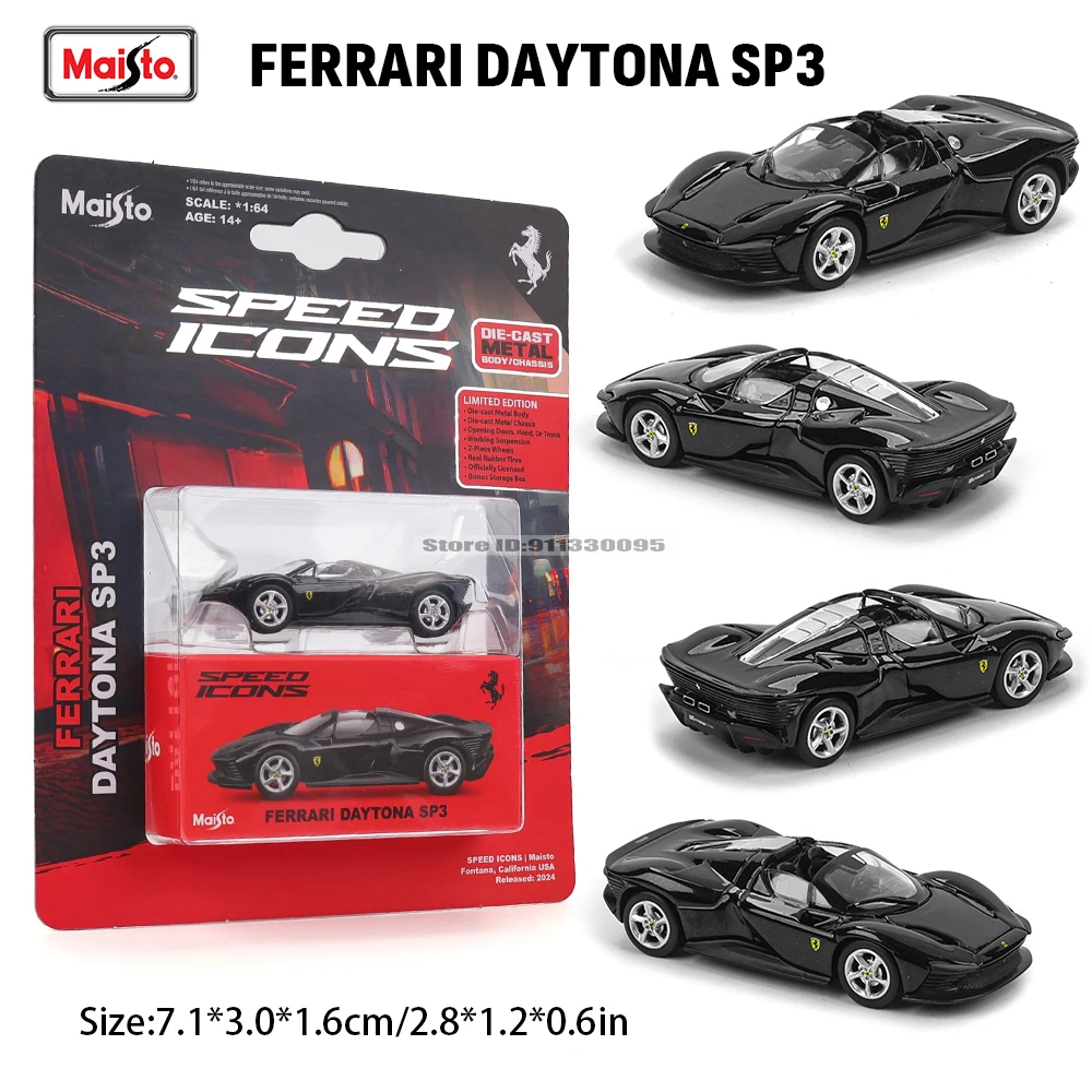 Red Ferrari SF90 1:64 Scale Die-Cast Model 10 Red Ferrari SF90 1:64 Scale Die-Cast Model - Image 10