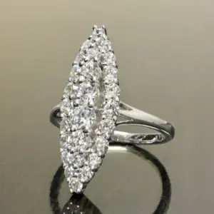 Marquise Gold Plated Ring with Cubic Zirconia 15 Seed2862bbdcf40ee94ddb7e0bfe65d1e7 6