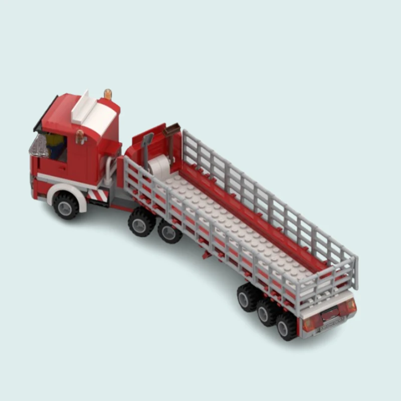 Red Fire Truck Building Set (227 pcs) 3 Red Fire Truck Building Set (227 pcs) - Image 3