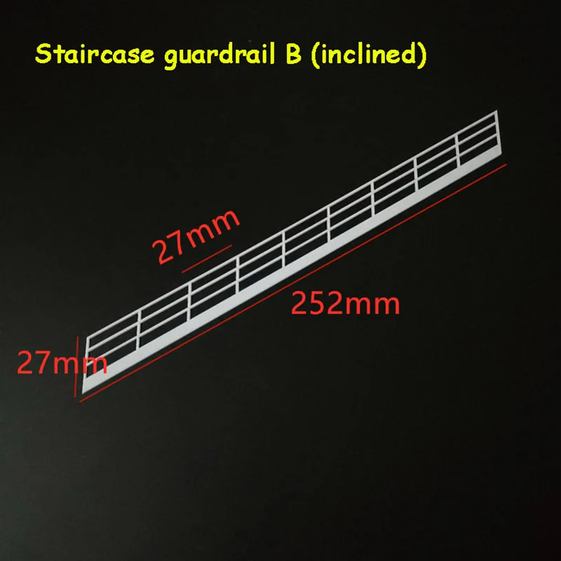 Realistic Model Guardrail Set for Dioramas 5 Realistic Model Guardrail Set for Dioramas - Image 5
