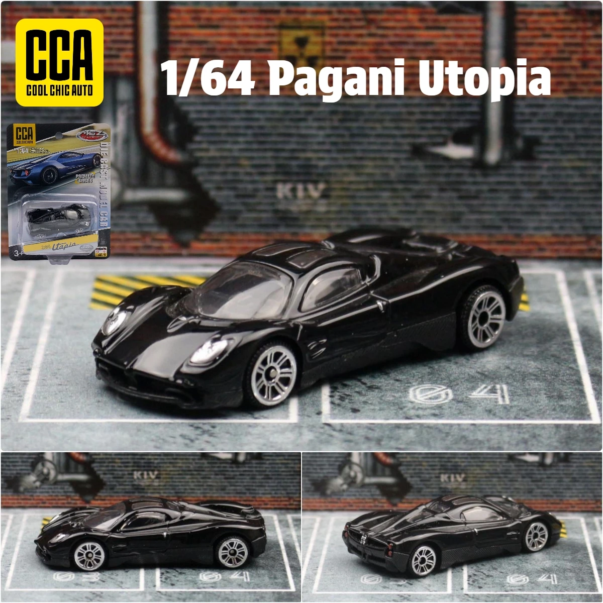 Pagani Utopia 1:64 Diecast Alloy Model 3 Pagani Utopia 1:64 Diecast Alloy Model - Image 3