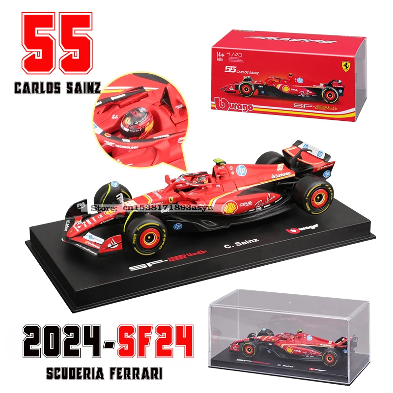 2024 Ferrari SF24 1:43 Scale Diecast Model 4 2024 Ferrari SF24 1:43 Scale Diecast Model - Image 4