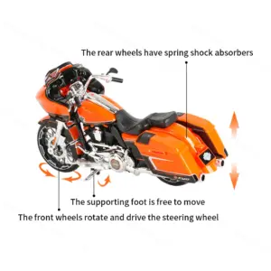 1:18 Scale Die-Cast Motorcycle Model in Blue or Orange 10 Sefe90859ef904a8bb2d657239fba0672r