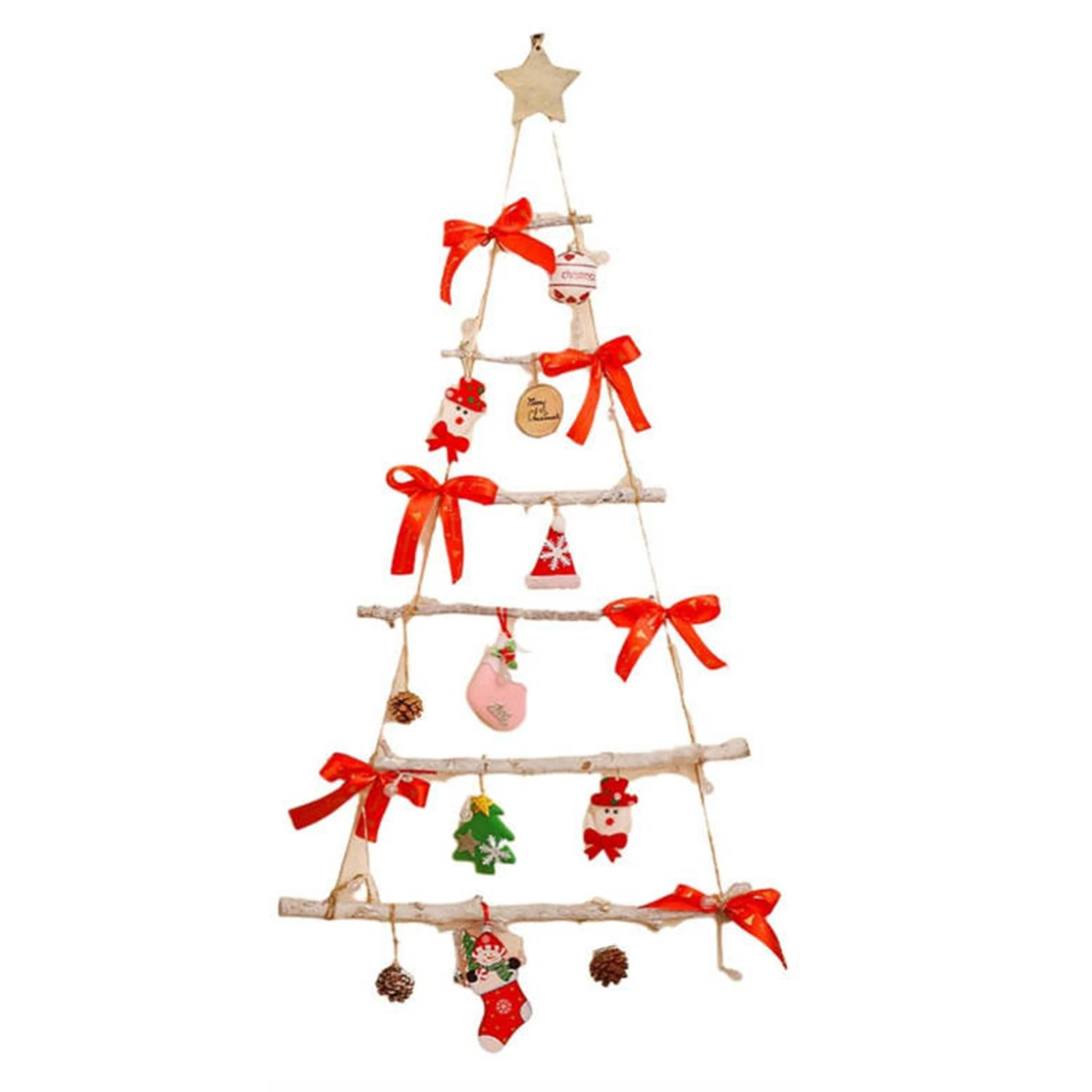 Wall-Mounted Mini Christmas Tree Decor 3 Wall-Mounted Mini Christmas Tree Decor - Image 3