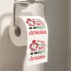 Festive Santa Toilet Paper Roll for Holidays
