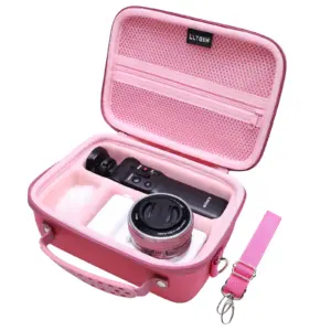Pink Travel Case for Sony ZV Series Cameras