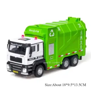 Diecast Sanitation Truck Model with Functional Lights 16 Sf087d78b210346baabdd0e228634f386A