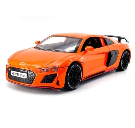 Neon Green Audi R8 V10 Plus Model 1:24 Scale 9 Neon Green Audi R8 V10 Plus Model 1:24 Scale - Image 9