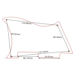 Custom Pickguard for YAMAHA Revstar RSS20 Guitar 37 Sf0ec292c6f1648ce8764acbcab2ba3b99