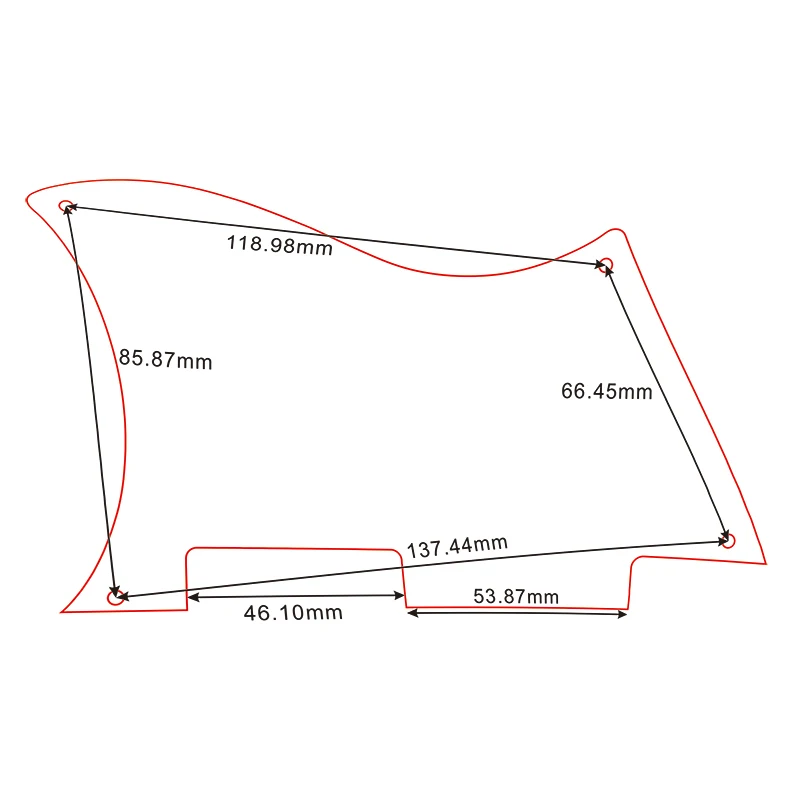 Custom Pickguard for YAMAHA Revstar RSS20 Guitar 6 Custom Pickguard for YAMAHA Revstar RSS20 Guitar - Image 6