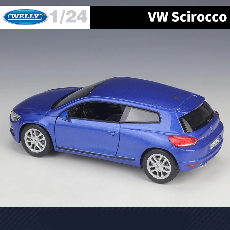 1:24 WELLY Volkswagen Scirocco Diecast Model 5 1:24 WELLY Volkswagen Scirocco Diecast Model - Image 5