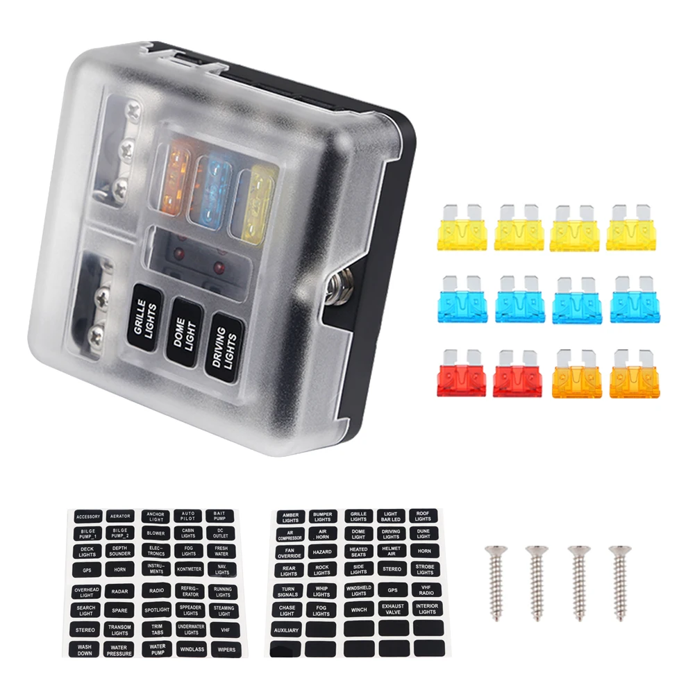 Waterproof 6-Way Automotive Fuse Box 3 Waterproof 6-Way Automotive Fuse Box - Image 3