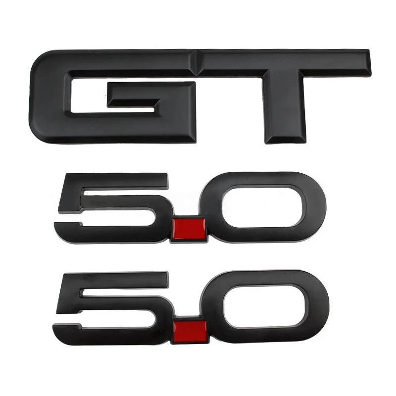 GT 5.0 Metal Badge Set for Cars 4 GT 5.0 Metal Badge Set for Cars - Image 4