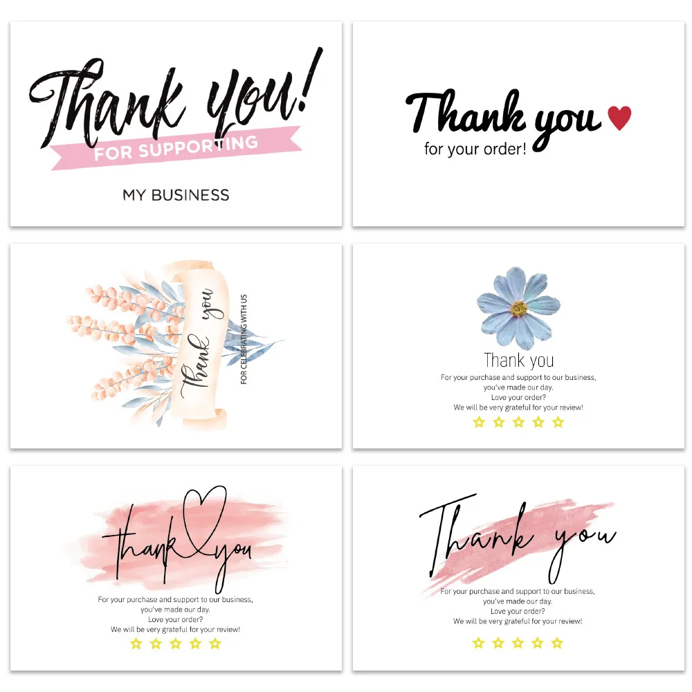 Thank You Kraft Paper Cards Set (30 Pieces) 2 Thank You Kraft Paper Cards Set (30 Pieces) - Image 2