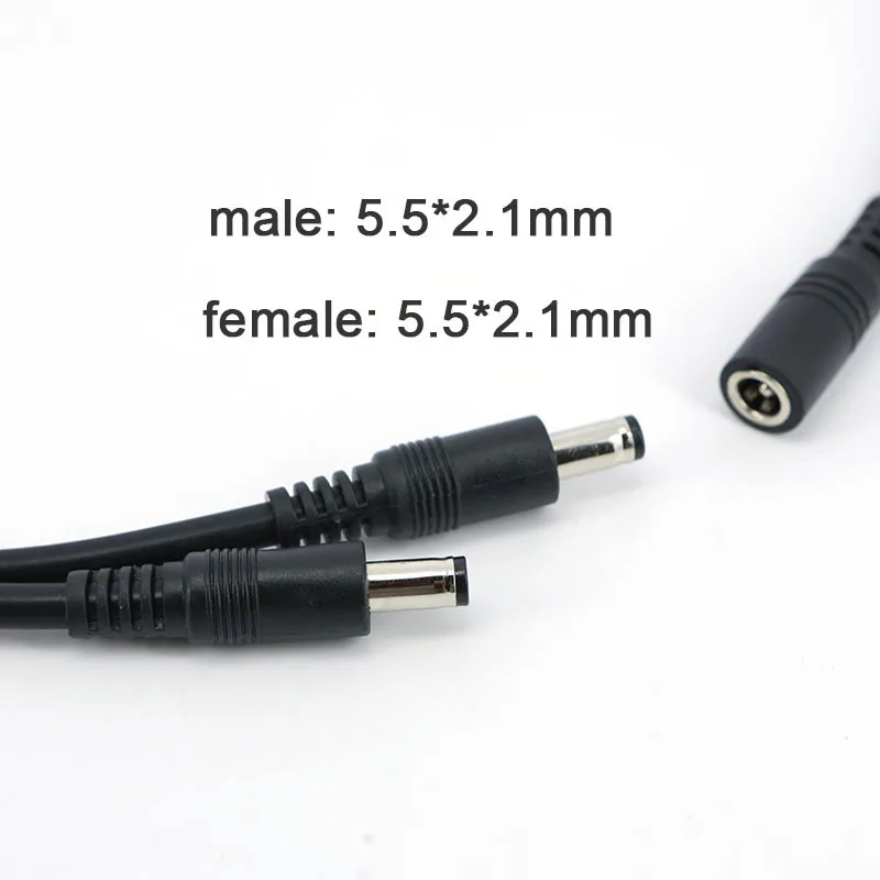 70cm Black DC Power Splitter Cable for CCTV 4 70cm Black DC Power Splitter Cable for CCTV - Image 4