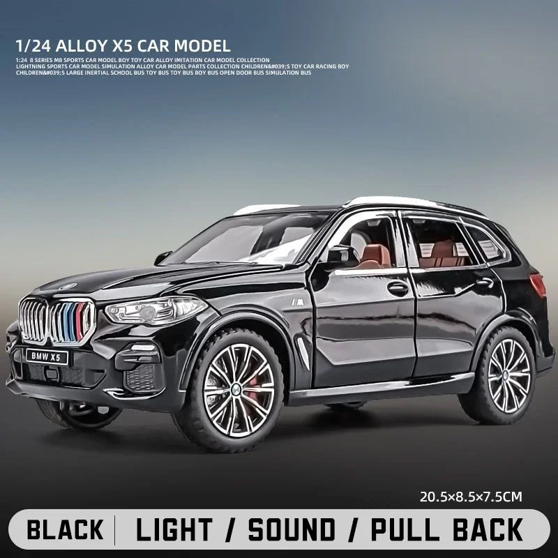BMW X5 1:24 Diecast Model with Sound and Light 7 BMW X5 1:24 Diecast Model with Sound and Light - Image 7
