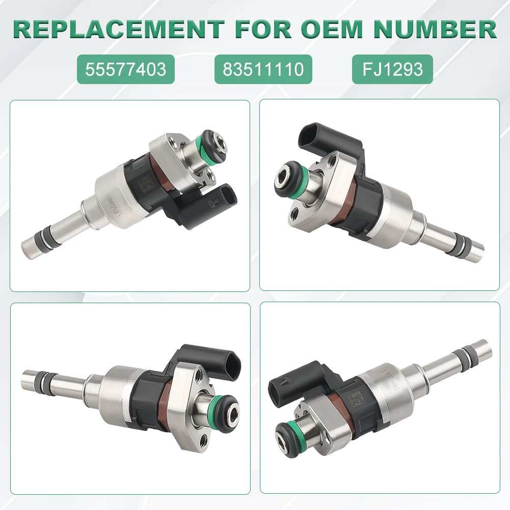 Chevy 1.4L Fuel Injectors Set with Gaskets 2 Chevy 1.4L Fuel Injectors Set with Gaskets - Image 2