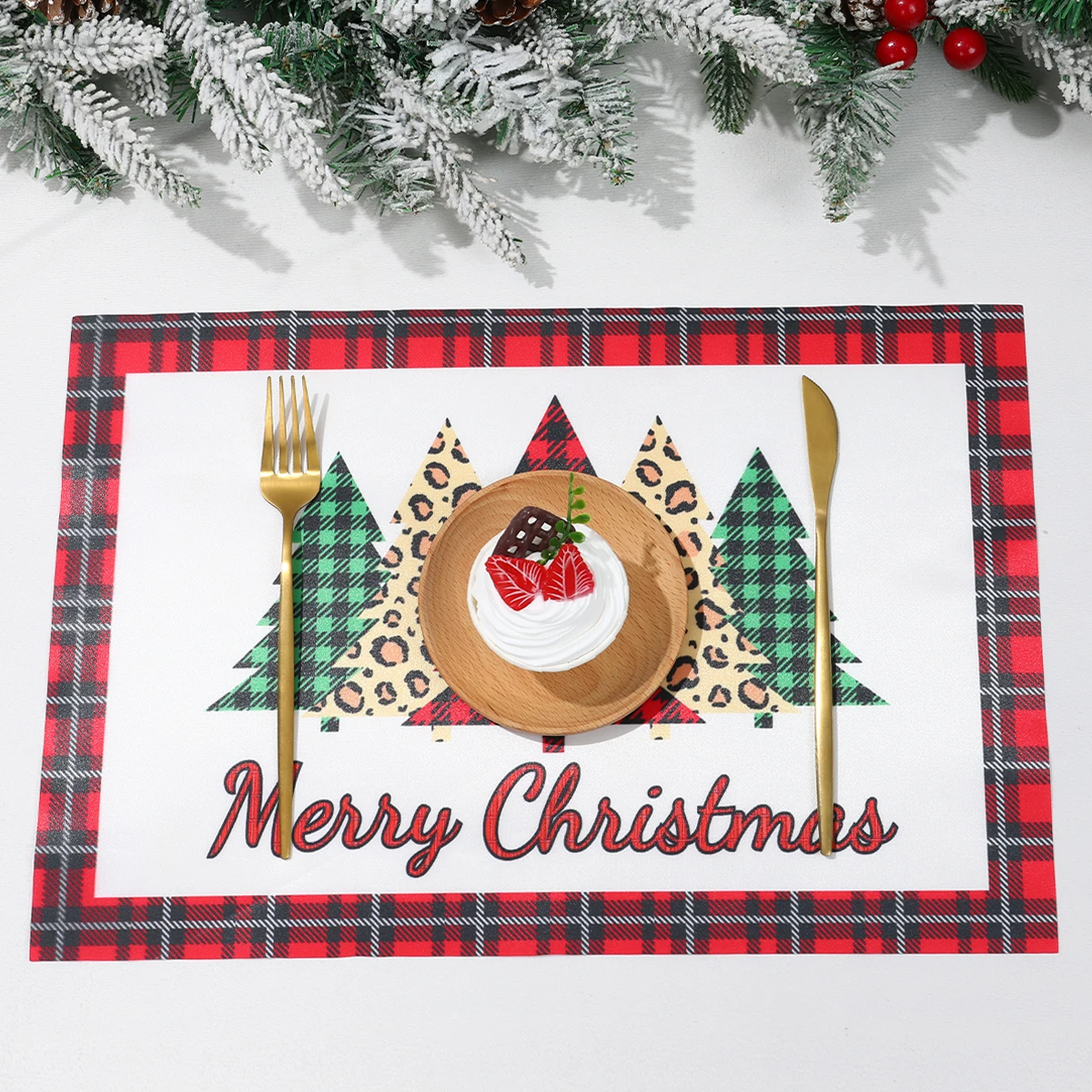 Festive Christmas Snowflake Placemat Set 5 Festive Christmas Snowflake Placemat Set - Image 5