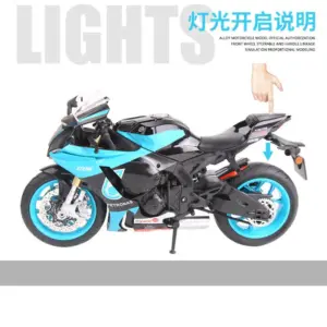Yamaha YZF-R1M 1:9 Diecast Motorcycle Model 13 Sf1f0c7148d79429dae273058f0efa744K