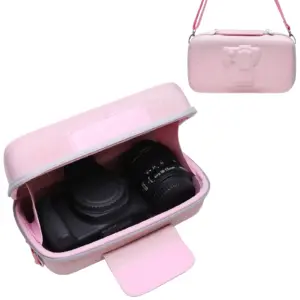 Pink DSLR Camera Case for Canon EOS Rebel T7