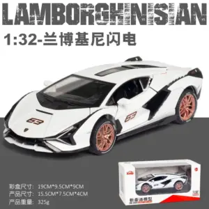 Vibrant 1:32 Lamborghini Sian Diecast Model 18 Sf2ba2fe70e7f4f3895992c8fc3e13f06v 1