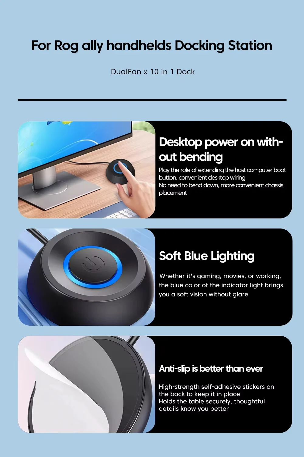 NNBILI Desktop Power Switch with LED Indicators 6 NNBILI Desktop Power Switch with LED Indicators - Image 6