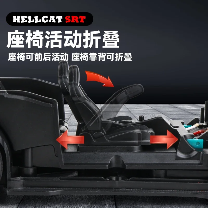 1:32 Dodge Hellcat Scale Model Car 5 1:32 Dodge Hellcat Scale Model Car - Image 5