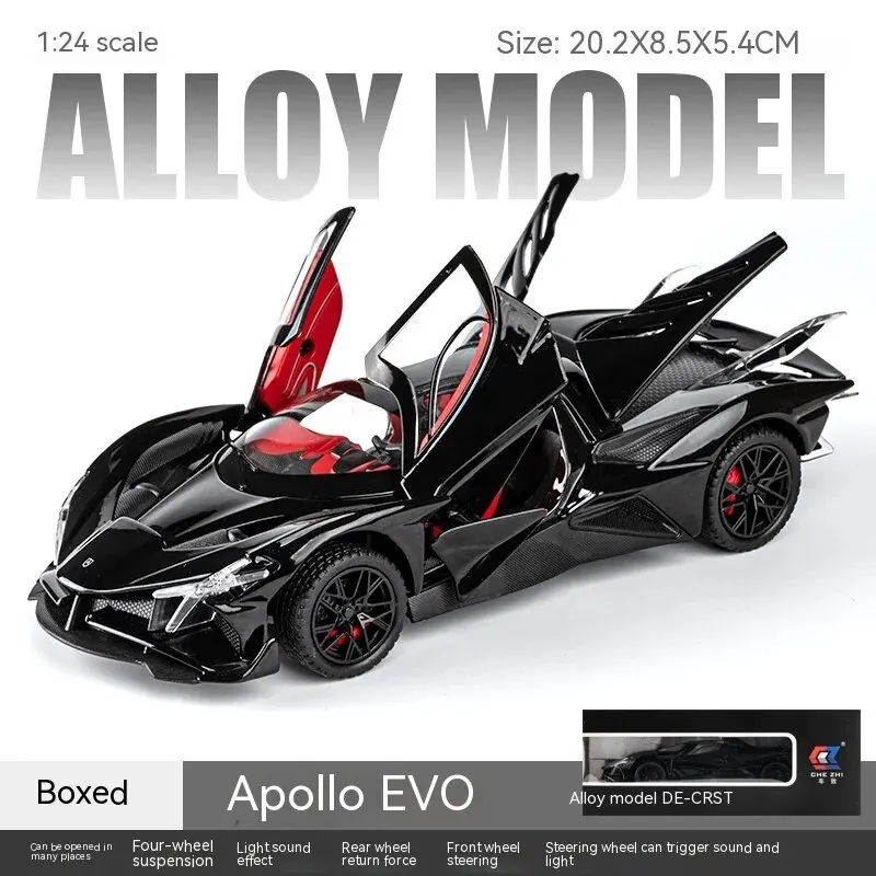Orange Apollo EVO 1:24 Scale Model Car 10 Orange Apollo EVO 1:24 Scale Model Car - Image 10