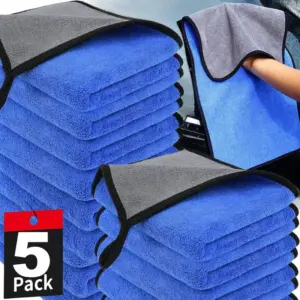 Premium Microfiber Car Washing Towel in Multiple Sizes