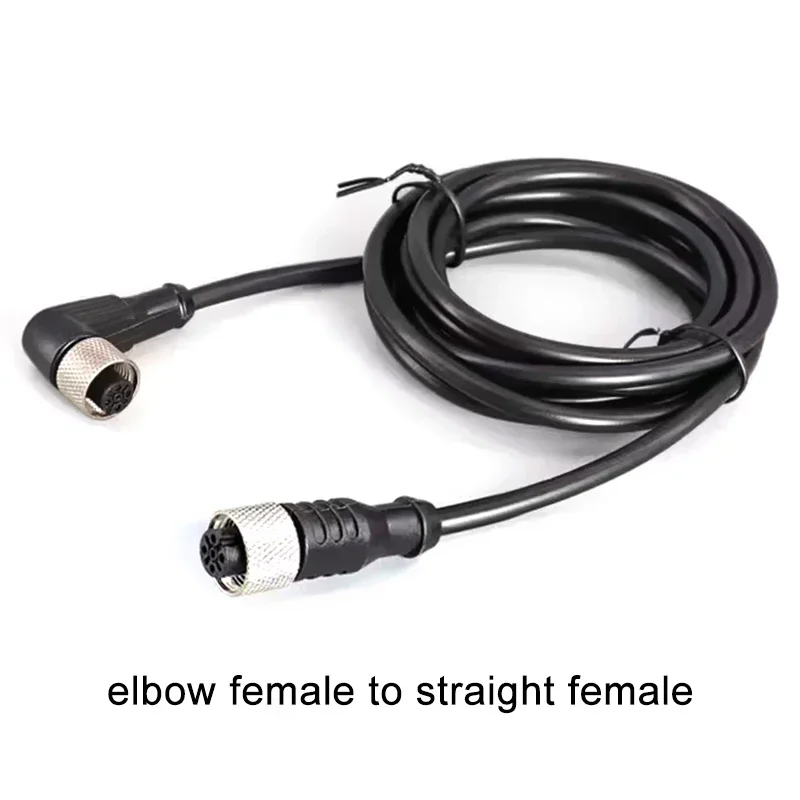 M12 Connector Cable 2m Black PVC 7 M12 Connector Cable 2m Black PVC - Image 7