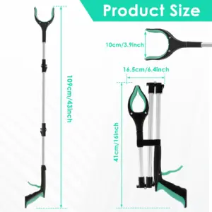Foldable Metal Litter Picker Grabber Stick 15 Sf4906d0a8a8e48779e19b411284ca751j