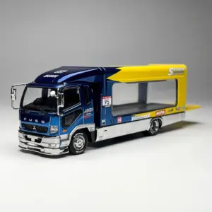 Blue 1/64 Fuso MK2 Container Truck Model 10 Sf4c894087ed94ade90bd22585c6bca6ee